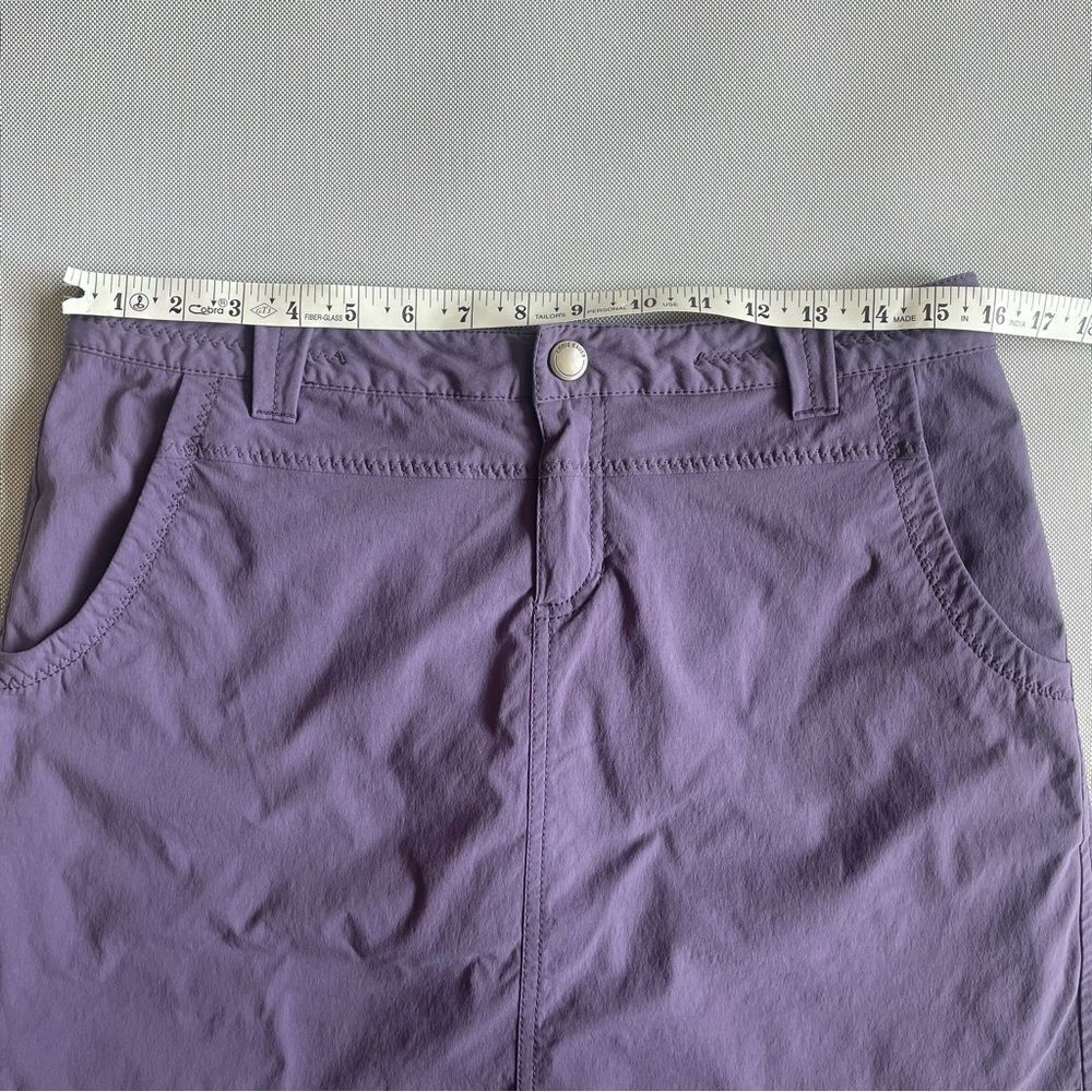 Eddie Bauer Purple Nylon Outdoor Sporty Hiking Skorts Women’s Size 6 - Picture 4 of 7